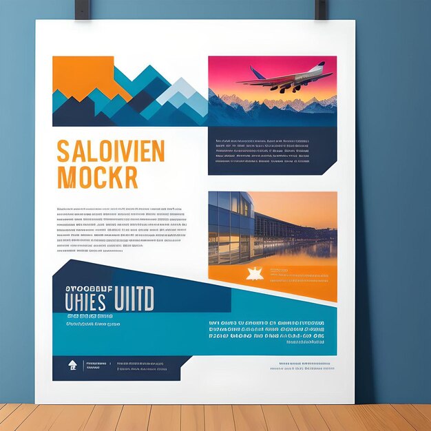 PSD psd flyer poster mockup vertical mockup