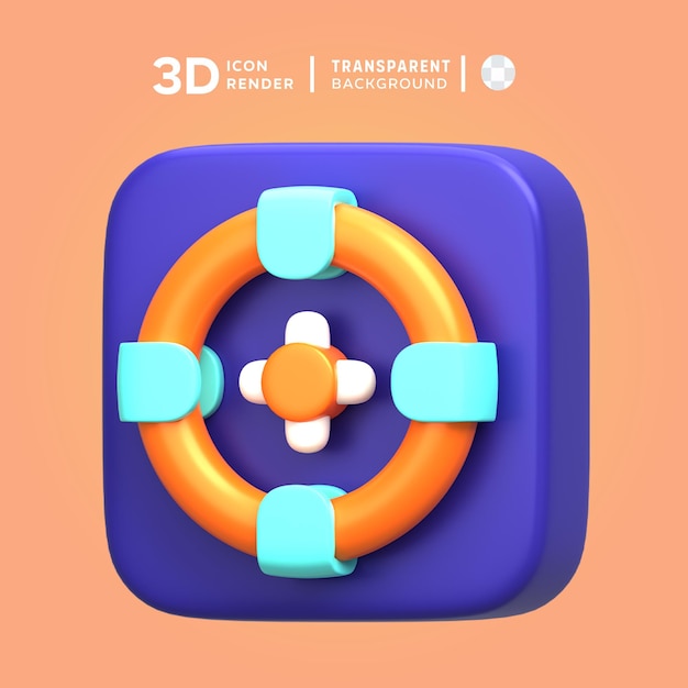 PSD Иллюстрация psd focus 3d