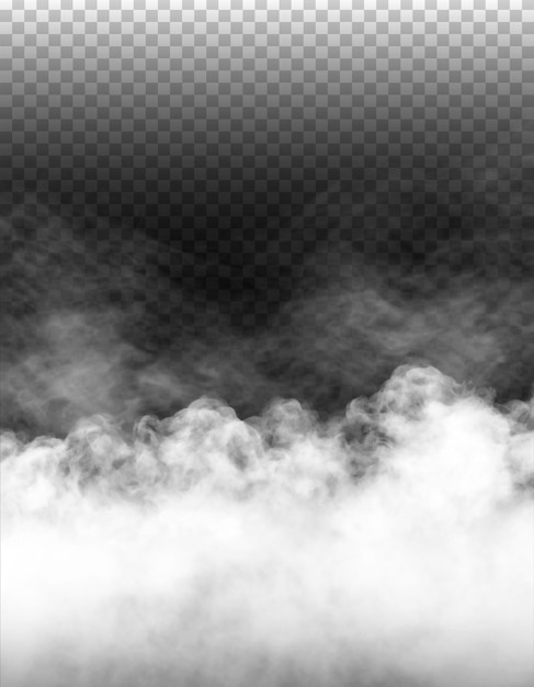 PSD psd fog or smoke isolated transparent background white cloudiness mist smog dust vapor png