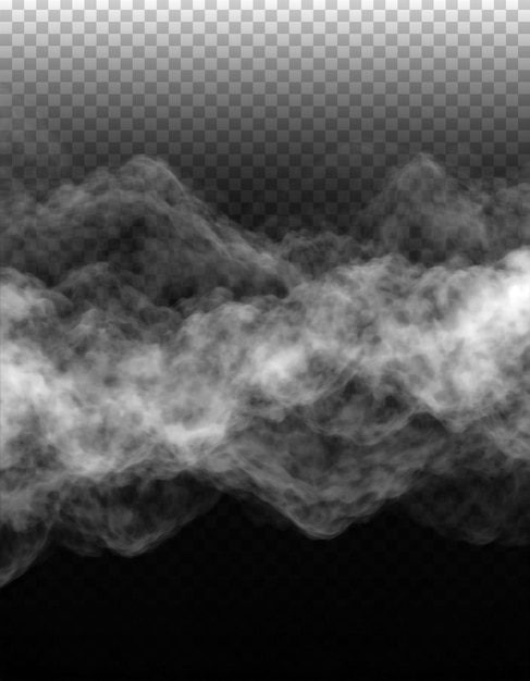 PSD psd fog or smoke isolated transparent background white cloudiness mist smog dust vapor png