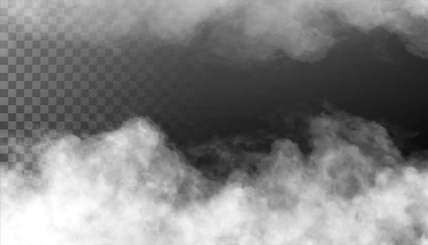 PSD psd fog or smoke isolated transparent background white cloudiness mist smog dust vapor png