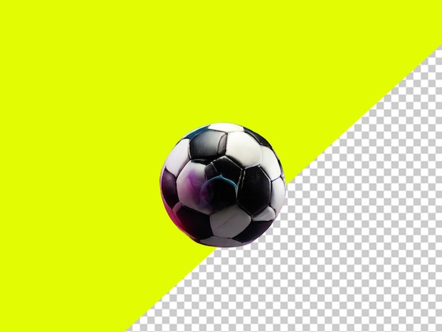 Psd of football on transparent background