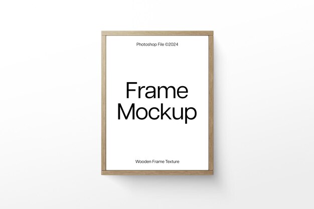 PSD psd foto eikenhout frame concept mockup