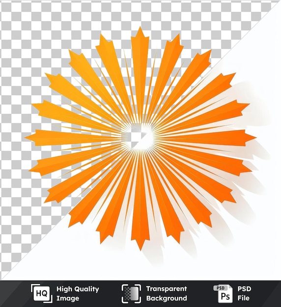 Psd foto sunburst stralen vector symbool zonsopgang oranje sunburst sunburst sunburst sunburnt sunburst