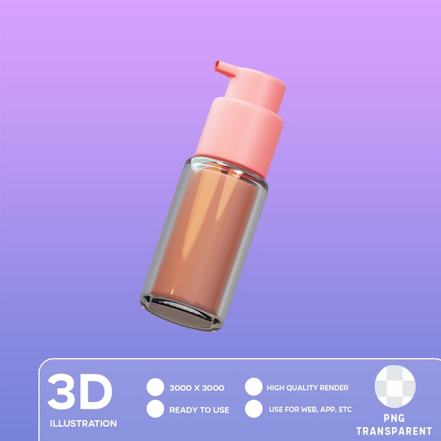 PSD psd ファウンデーション 3d イラスト