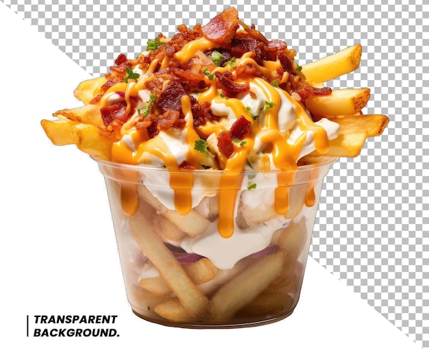 PSD psd french fries in a cup