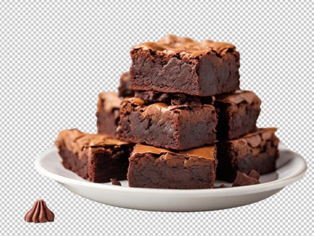 PSD psd of a fresh brownies