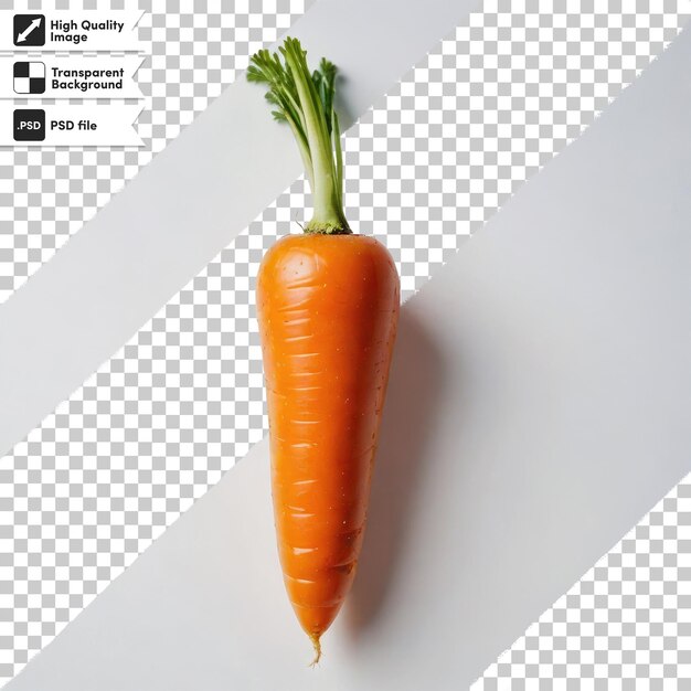 PSD Свежие моркови psd на прозрачном фоне с редактируемым слоем маски