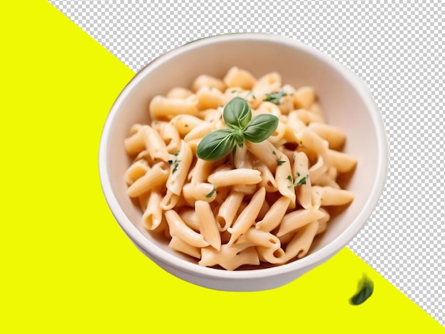 PSD psd of a fresh creamy pasta on transparent background