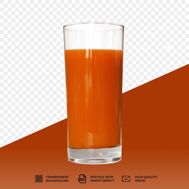 PSD psd fresh juice isolated on transparent background