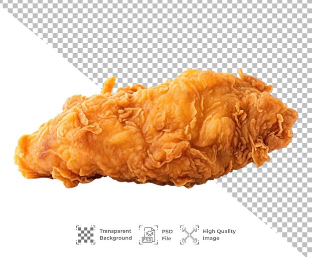 PSD psd fried chicken geïsoleerd