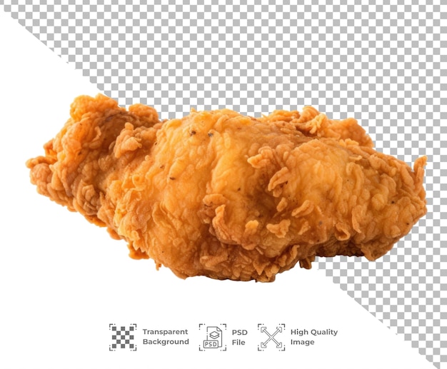 PSD psd fried chicken wyizolowany