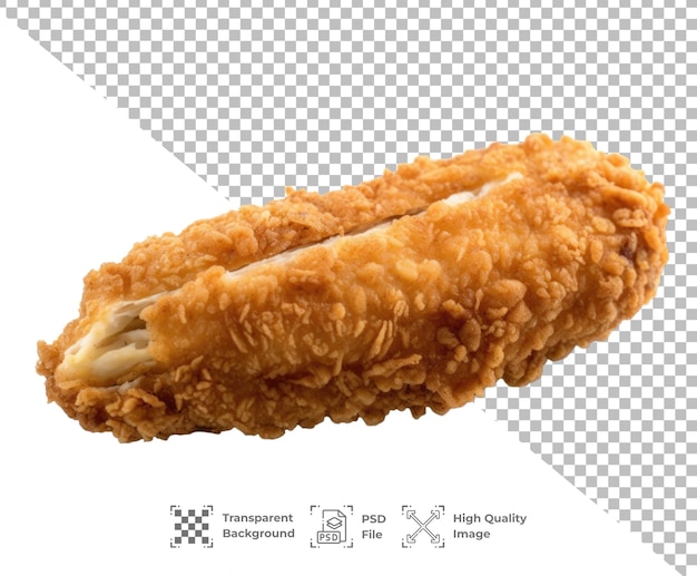 PSD psd fried chicken wyizolowany