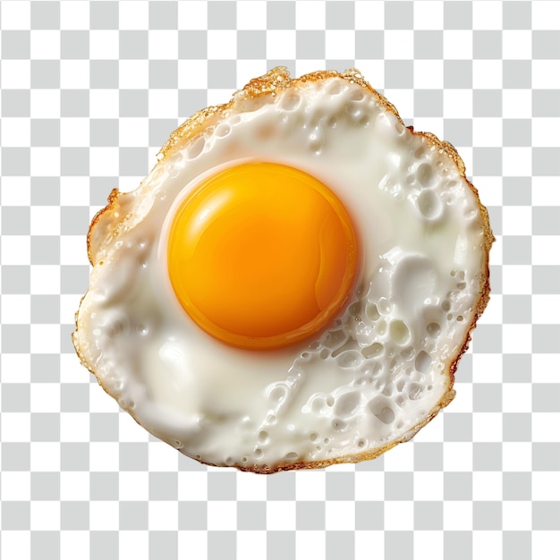 PSD psd fried egg on transparent background