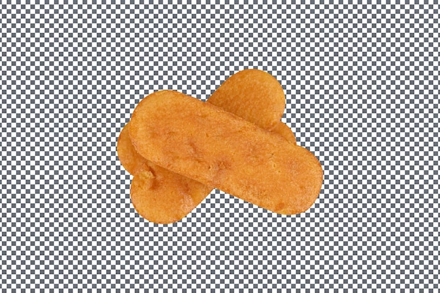 PSD フルーツケーキのナグレット 透明な背景に隔離