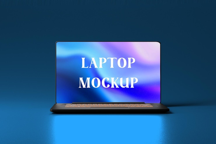 PSD psd gaming laptop mockup