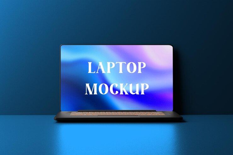 PSD psd gaming laptop mockup