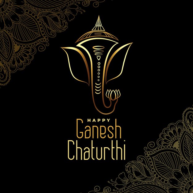 Psd Ganesh Chaturthi Post W Mediach Społecznościowych I Reklama W Mediach Społecznych