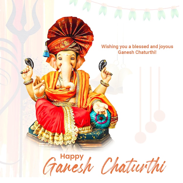 PSD ganesh chaturthi verticale postersjabloon