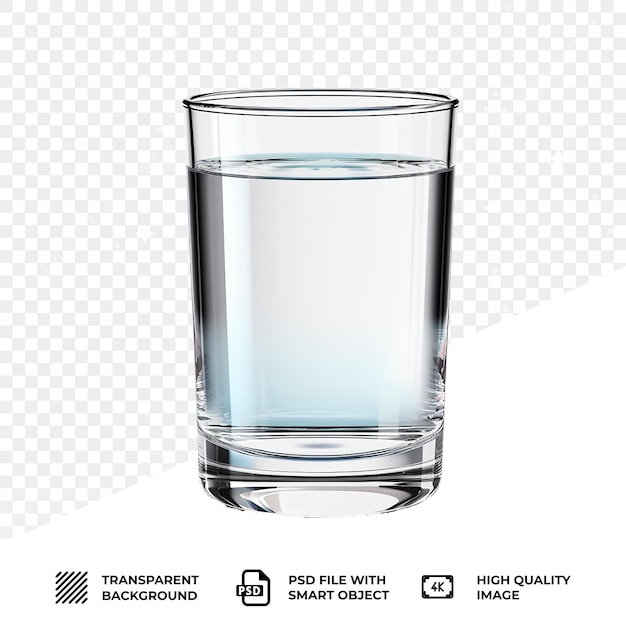 PSD psd geïsoleerd glas water