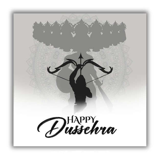 Psd gelukkig dussehra post