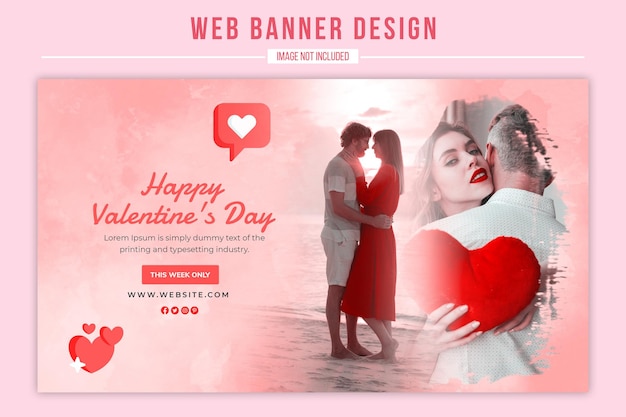 PSD psd gelukkige valentijnsdag achtergrond rode en witte liefdesharten