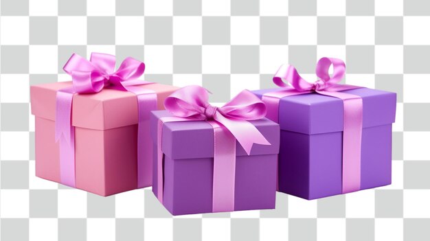 PSD psd gift box transparent background