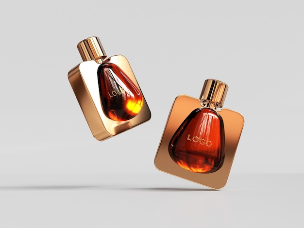 psd glass packaging water sheet mockup