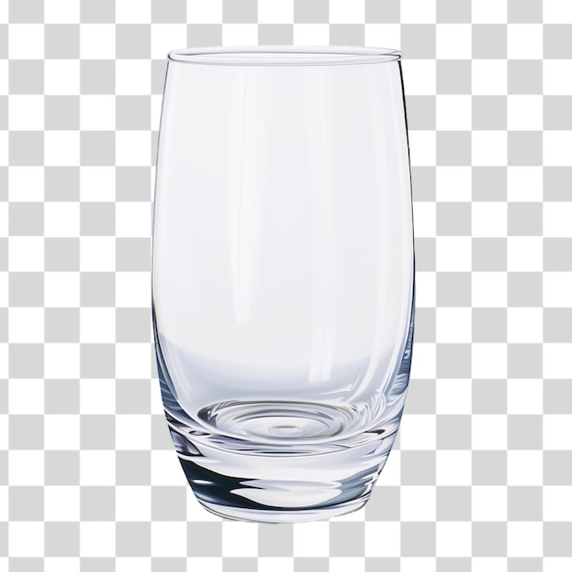 Psd glass of water transparent background