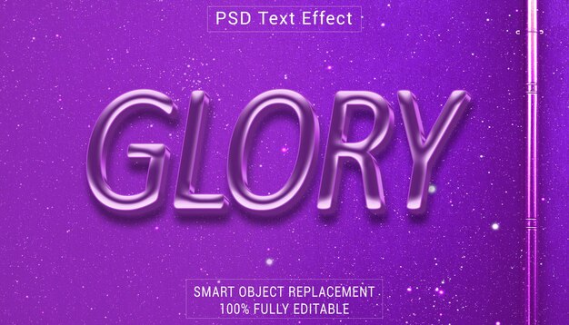 PSD effetto stile di testo del logo psdory