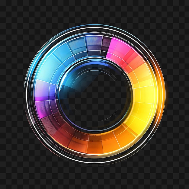 Psd glossy prismatic radiating settings icon with material desig веб-символ стекло 4096px дизайн искусства