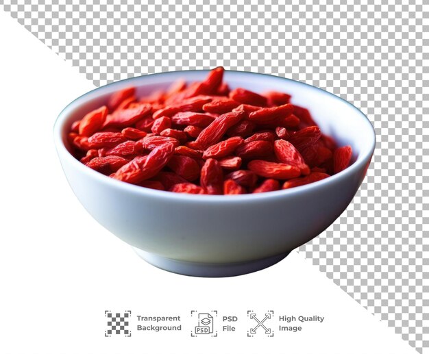 PSD psd goji berry isolated