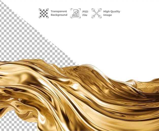 PSD psd gold wave abstract