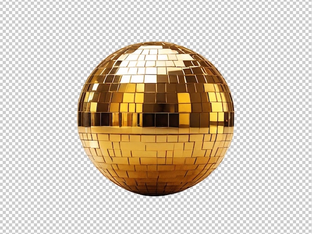 PSD psd of a golden disco ball