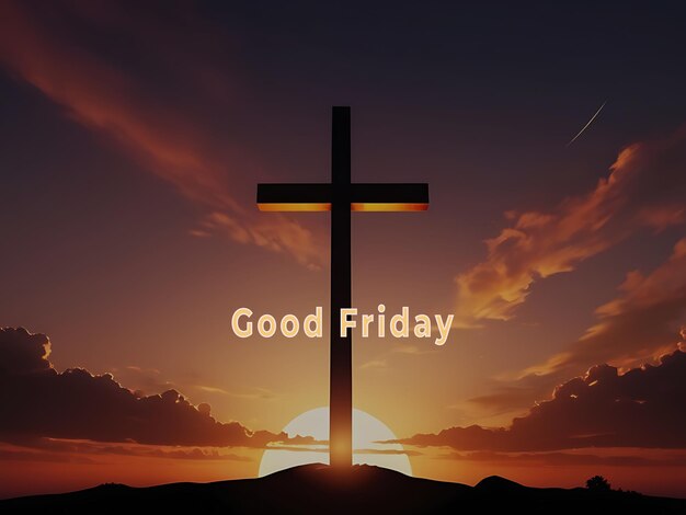 PSD 성 금요일 (good friday) 또는 부활절 (easter day) 은 예수 그리스도의 십자가에 대한 성 금요일의 배경입니다.