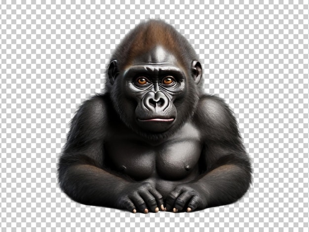 PSD psd of a gorilla