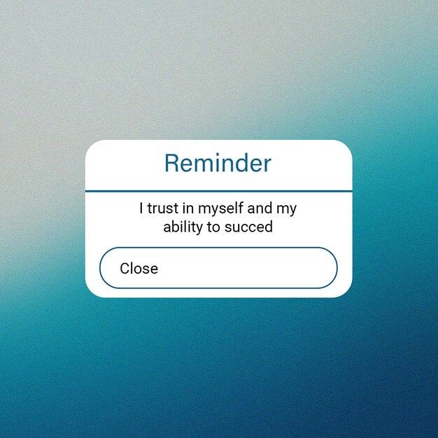 psd gradient background daily reminder instagram post template