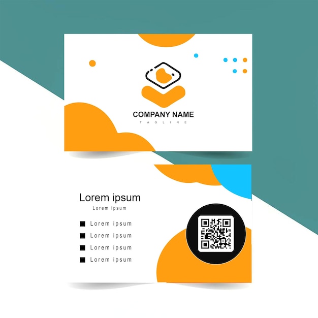 PSD gradient consultancy business card mockup