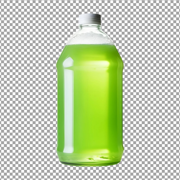 PSD psd green_dishwashing_liquid_bottle png isolato su sfondo trasparente
