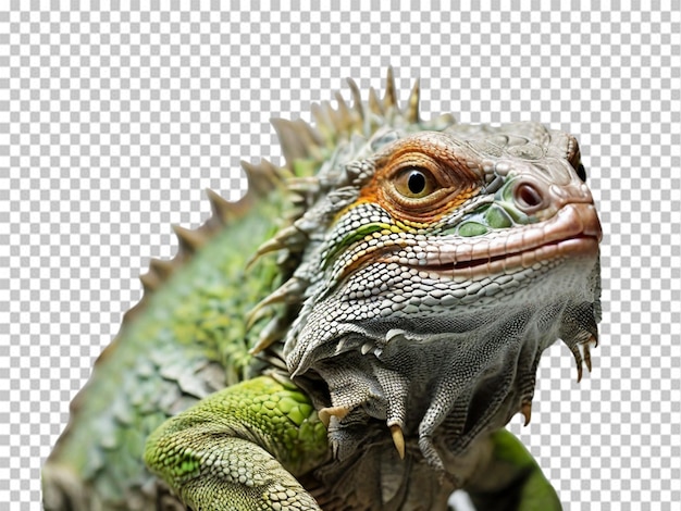 PSD psd of a green lguana