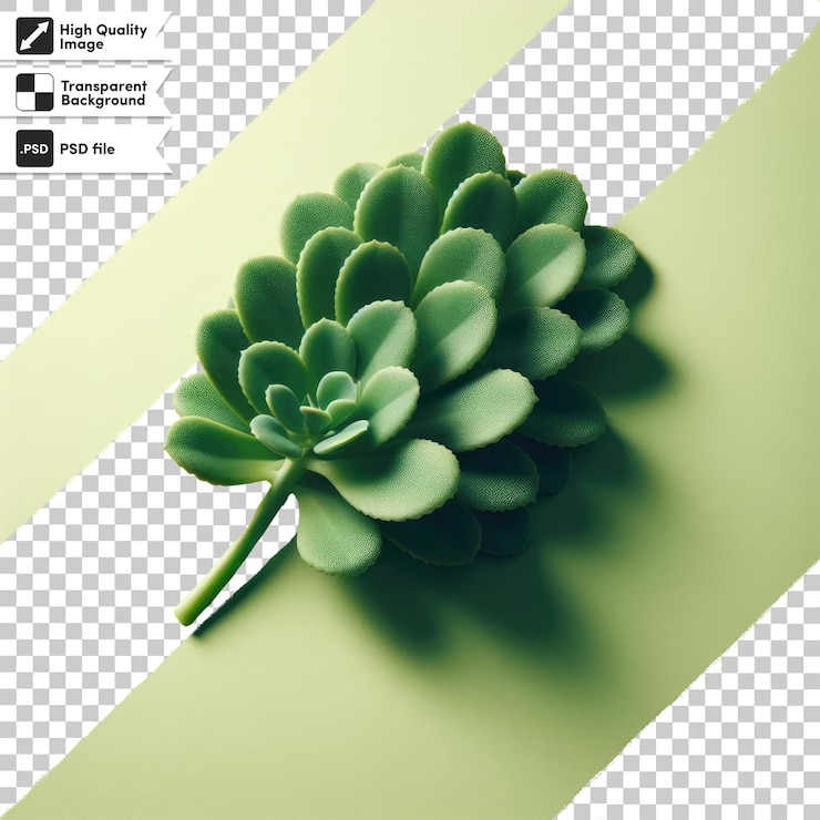 PSD psd 綠色植物在透明的背景上