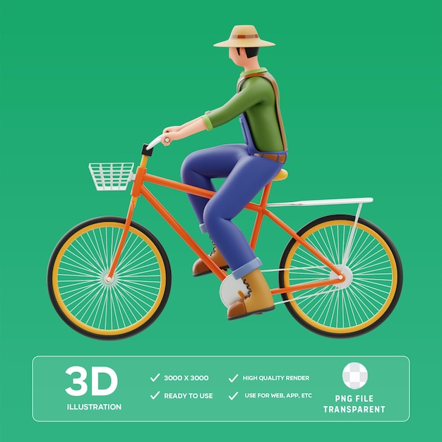 psd green transportation 3d illustration