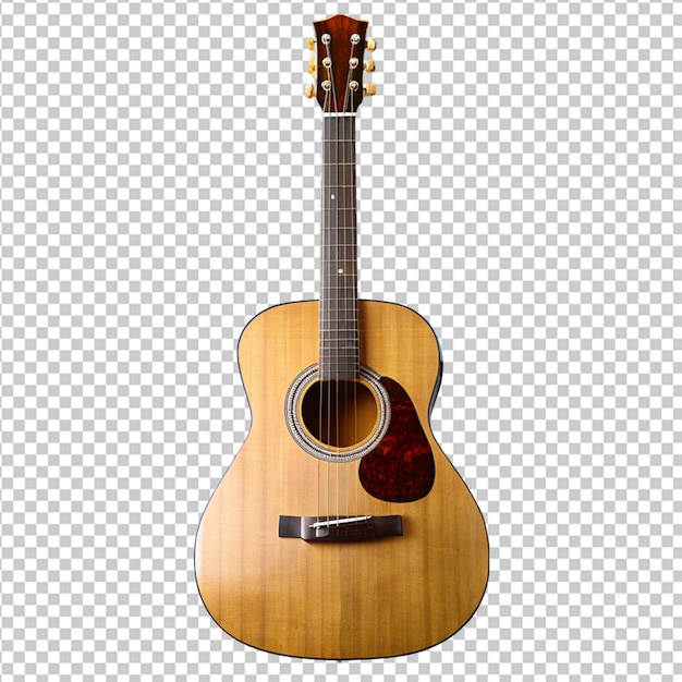 Psd of a guitar on transparent background