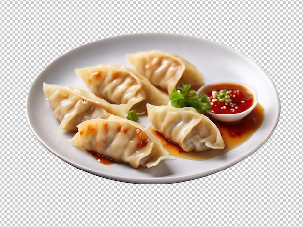 Psd gyoza png on a transparent background