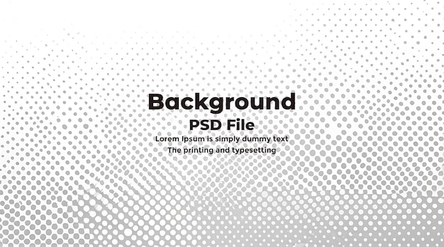 PSD Halftone beyaz gri arka plan Noktalar soyut beyaz arka plan doku teknolojisi