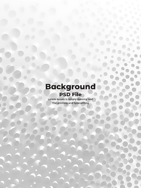 PSD Halftone vit grå bakgrund Prickar abstrakt vit bakgrund texturteknik
