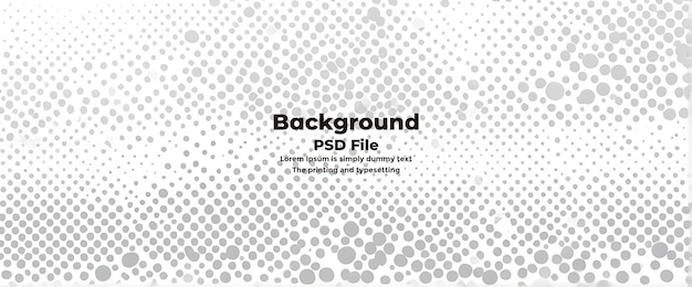 PSD Halftone vit grå bakgrund Prickar abstrakt vit bakgrund texturteknik