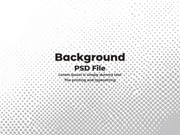 PSD Halftone vit grå bakgrund Prickar abstrakt vit bakgrund texturteknik
