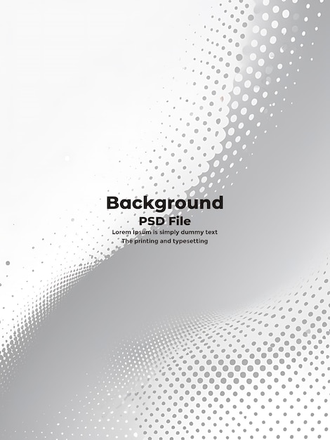 PSD psd halftone white grey background dots abstract white background texture technology