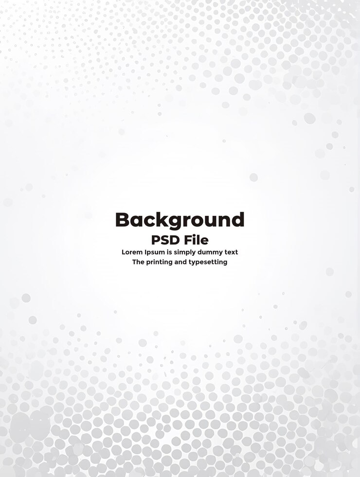 PSD psd halftone white grey background dots abstract white background texture technology